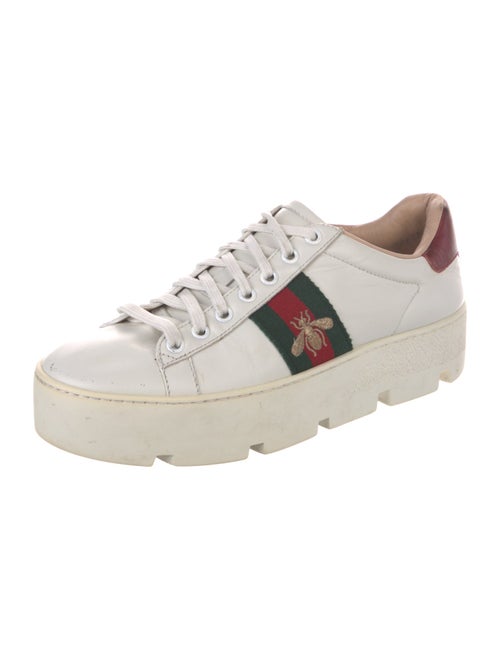 Golden Goose Leather Distressed Accents Sneakers