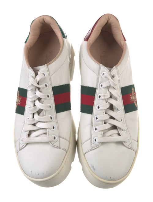 Golden Goose Leather Distressed Accents Sneakers