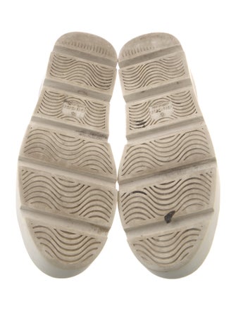 Golden Goose Leather Distressed Accents Sneakers