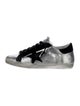 Golden Goose Leather Colorblock Pattern Sneakers