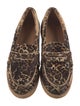 Golden Goose Ponyhair Animal Print Loafers