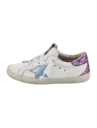 Golden Goose Girls Glitter Low Top Shoes