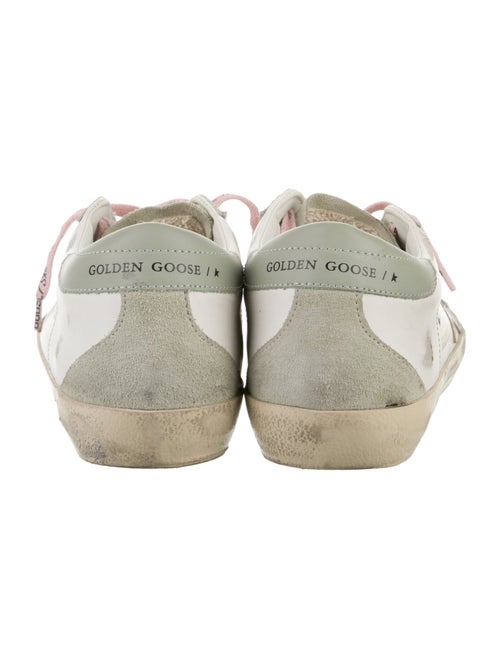 Golden Goose Leather Printed Sneakers