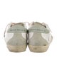 Golden Goose Leather Printed Sneakers