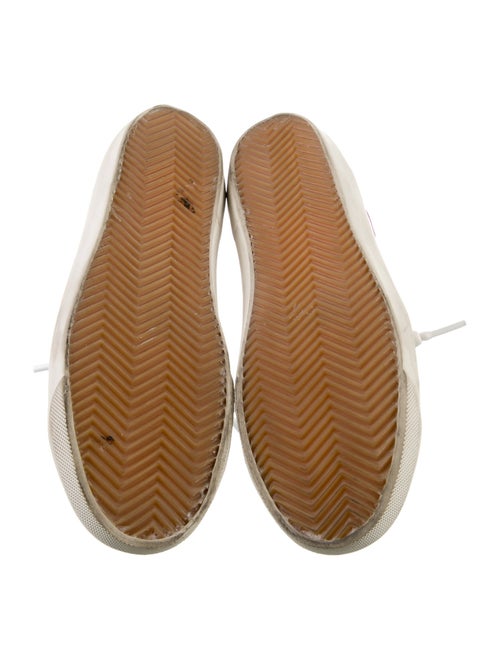 Golden Goose Leather Printed Sneakers