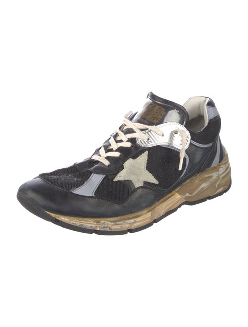 Golden Goose Leather Printed Sneakers