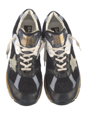 Golden Goose Leather Printed Sneakers