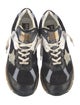 Golden Goose Leather Printed Sneakers