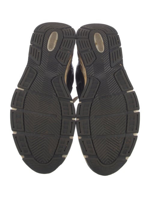 Golden Goose Leather Printed Sneakers