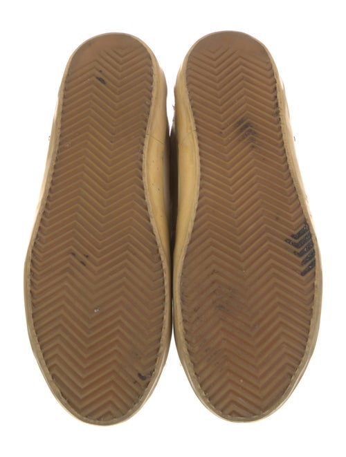 Golden Goose Leather Printed Sneakers