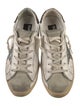 Golden Goose Leather Colorblock Pattern Sneakers