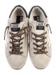 Golden Goose Suede Glitter Accents Sneakers