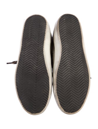 Golden Goose Suede Glitter Accents Sneakers