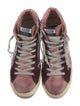 Golden Goose Glitter Colorblock Pattern Sneakers