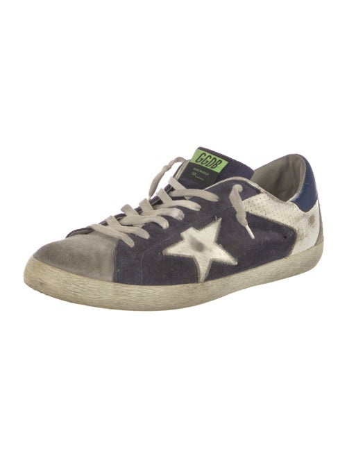 Golden Goose Suede Printed Sneakers