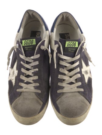 Golden Goose Suede Printed Sneakers