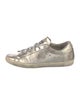 Golden Goose Leather Printed Sneakers