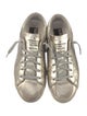 Golden Goose Leather Printed Sneakers