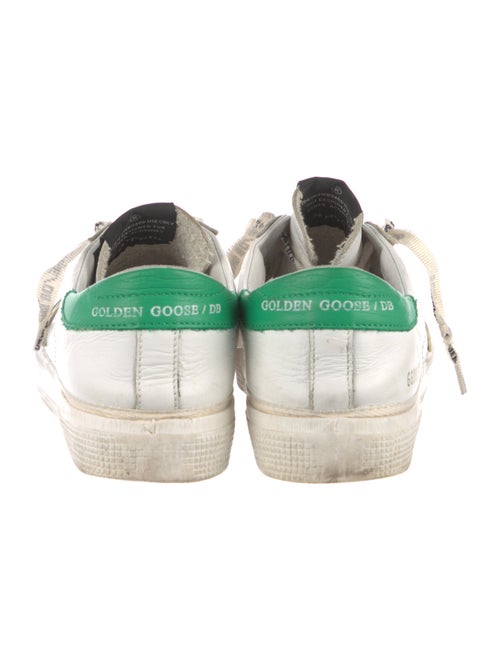 Golden Goose Leather Printed Sneakers