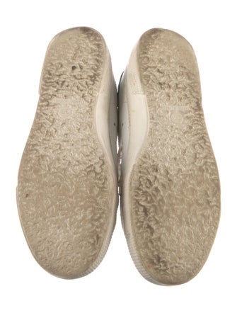 Golden Goose Leather Printed Sneakers