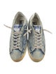 Golden Goose Denim Printed Sneakers