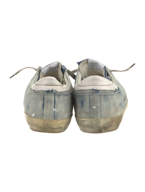 Golden Goose Denim Printed Sneakers