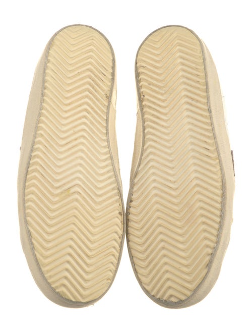 Golden Goose Leather Colorblock Pattern Sneakers