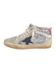 Golden Goose Glitter Colorblock Pattern Sneakers