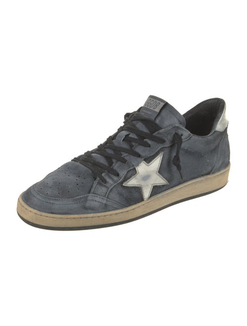 Golden Goose Suede Graphic Print Sneakers