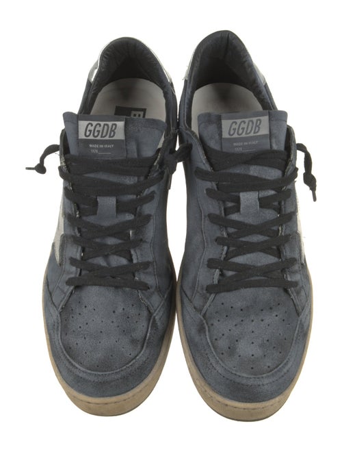 Golden Goose Suede Graphic Print Sneakers