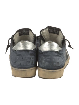 Golden Goose Suede Graphic Print Sneakers