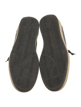 Golden Goose Suede Graphic Print Sneakers