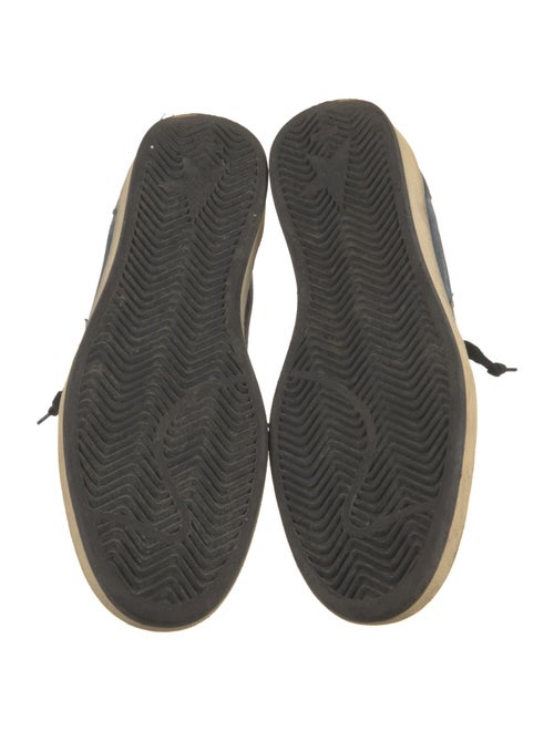 Golden Goose Suede Graphic Print Sneakers