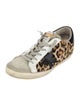 Golden Goose Ponyhair Animal Print Sneakers