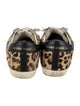 Golden Goose Ponyhair Animal Print Sneakers