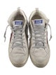 Golden Goose Suede Colorblock Pattern Sneakers