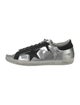 Golden Goose Leather Colorblock Pattern Sneakers