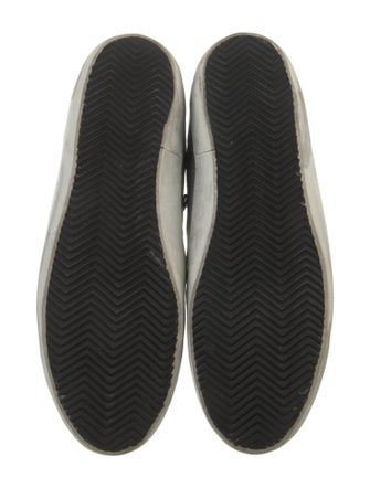 Golden Goose Leather Colorblock Pattern Sneakers