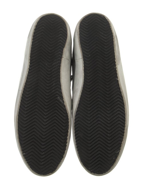 Golden Goose Leather Colorblock Pattern Sneakers