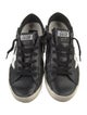 Golden Goose Leather Graphic Print Sneakers