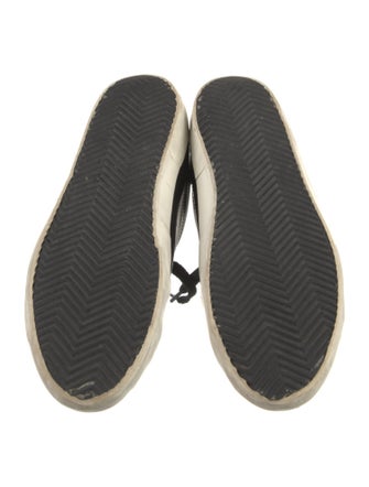 Golden Goose Leather Graphic Print Sneakers