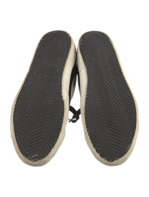 Golden Goose Leather Graphic Print Sneakers