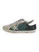 Golden Goose Velvet Colorblock Pattern Sneakers