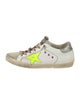 Golden Goose Leather Printed Sneakers