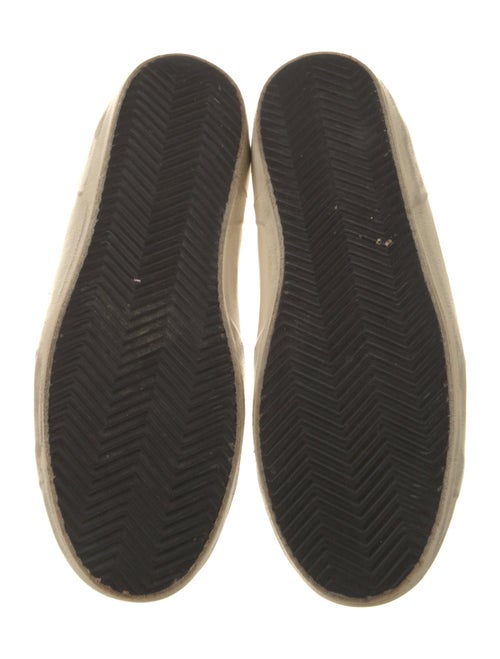 Golden Goose Leather Printed Sneakers