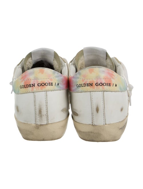 Golden Goose Leather Tie-Dye Print Sneakers
