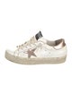 Golden Goose Leather Printed Sneakers