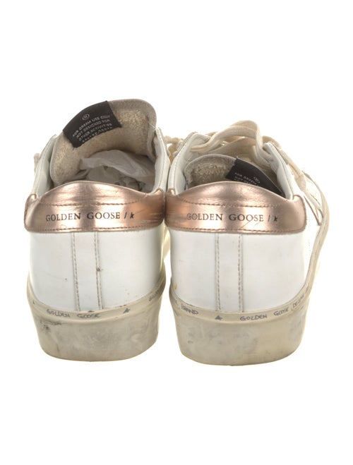 Golden Goose Leather Printed Sneakers