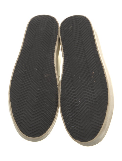 Golden Goose Leather Printed Sneakers