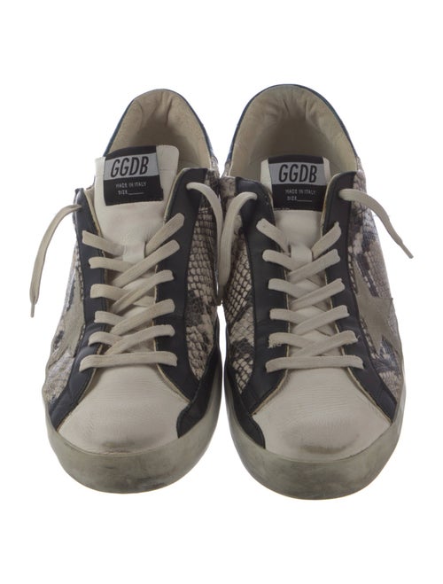 Golden Goose Snakeskin Animal Print Sneakers